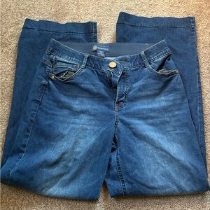 Democracy AB solution Women's Dark Blue wide leg jeans